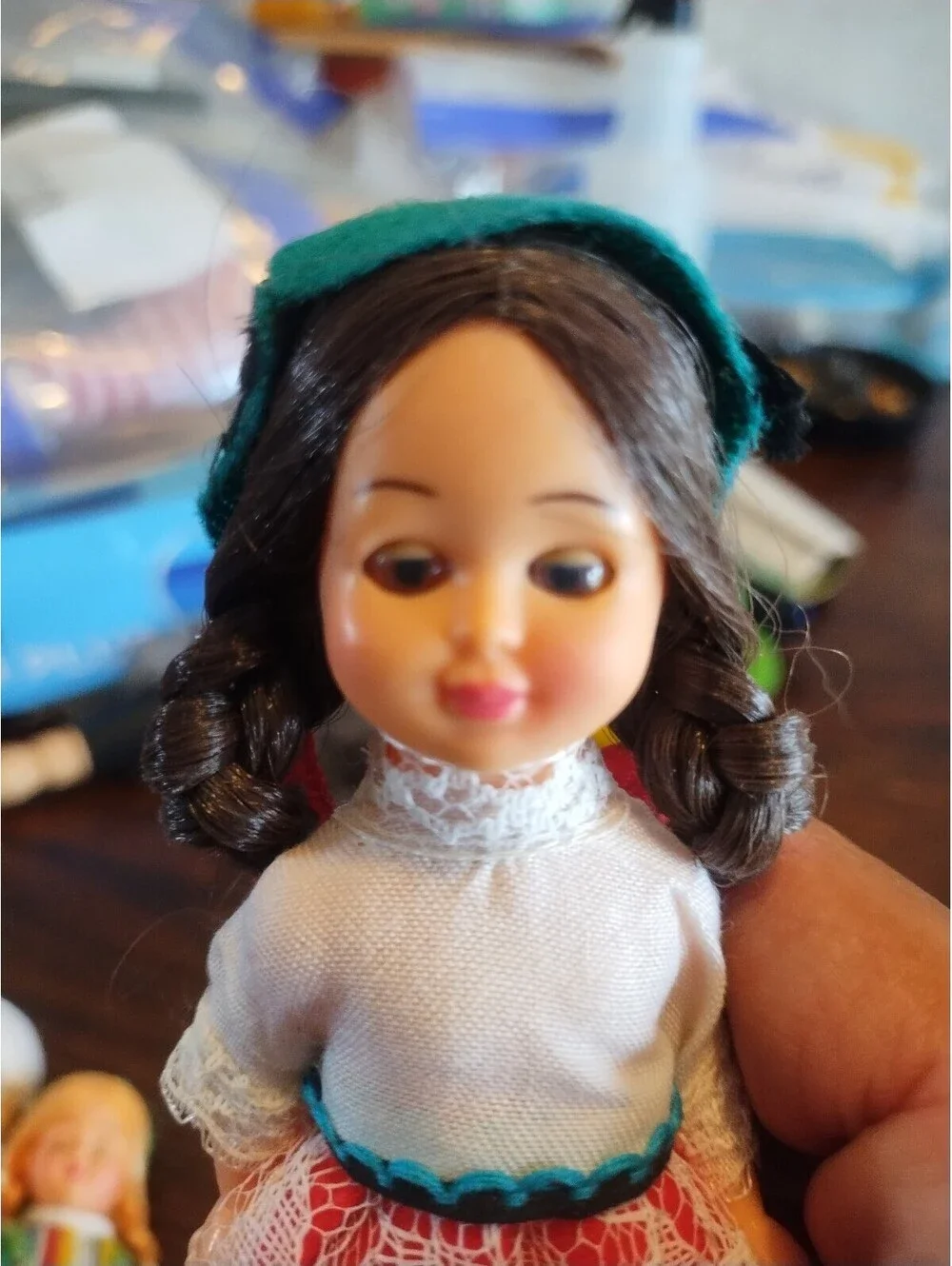 Vintage Nationality Heritage Dolls with Sleepy Eyes Hong Kong Set of 4